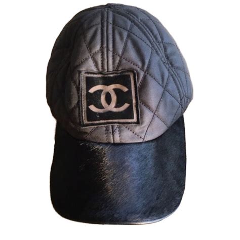 chanel pony fur cap|Chanel hats sale.